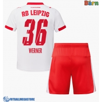 Fotballdrakt Barn RB Leipzig Timo Werner #36 Hjemmedraktsett 2025-26 Kortermet (+ Korte bukser)